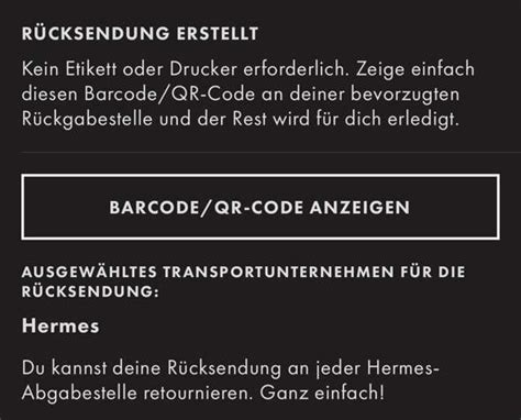 kostenlose rücksendung hermes